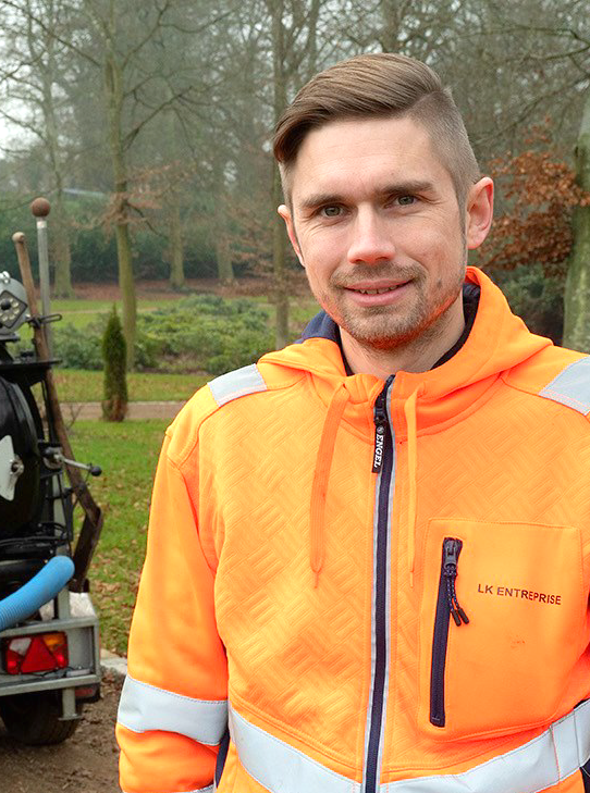 Lars, indehaver af LK Entreprise